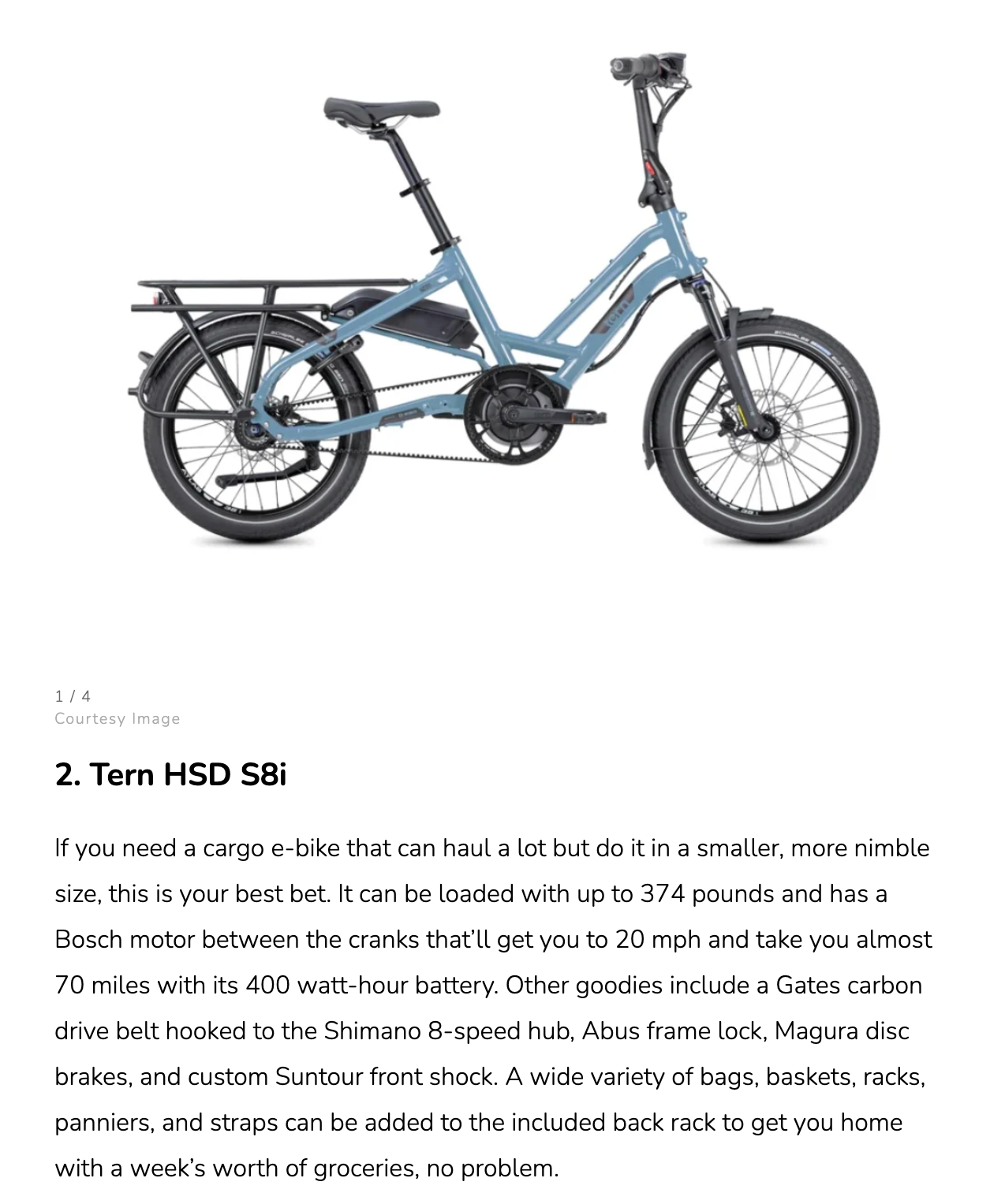 2022.07.20 - Best Cargo E-Bikes to Make Hauling Loads a Breeze - Men's Journal