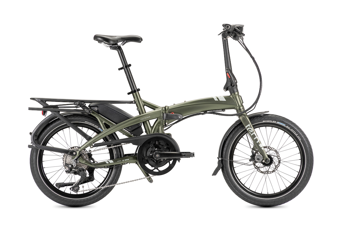 Tern Vektron S10 is a compact, high-performance folding ebike designed for daily commuting, with Bosch power and effortless versatility.