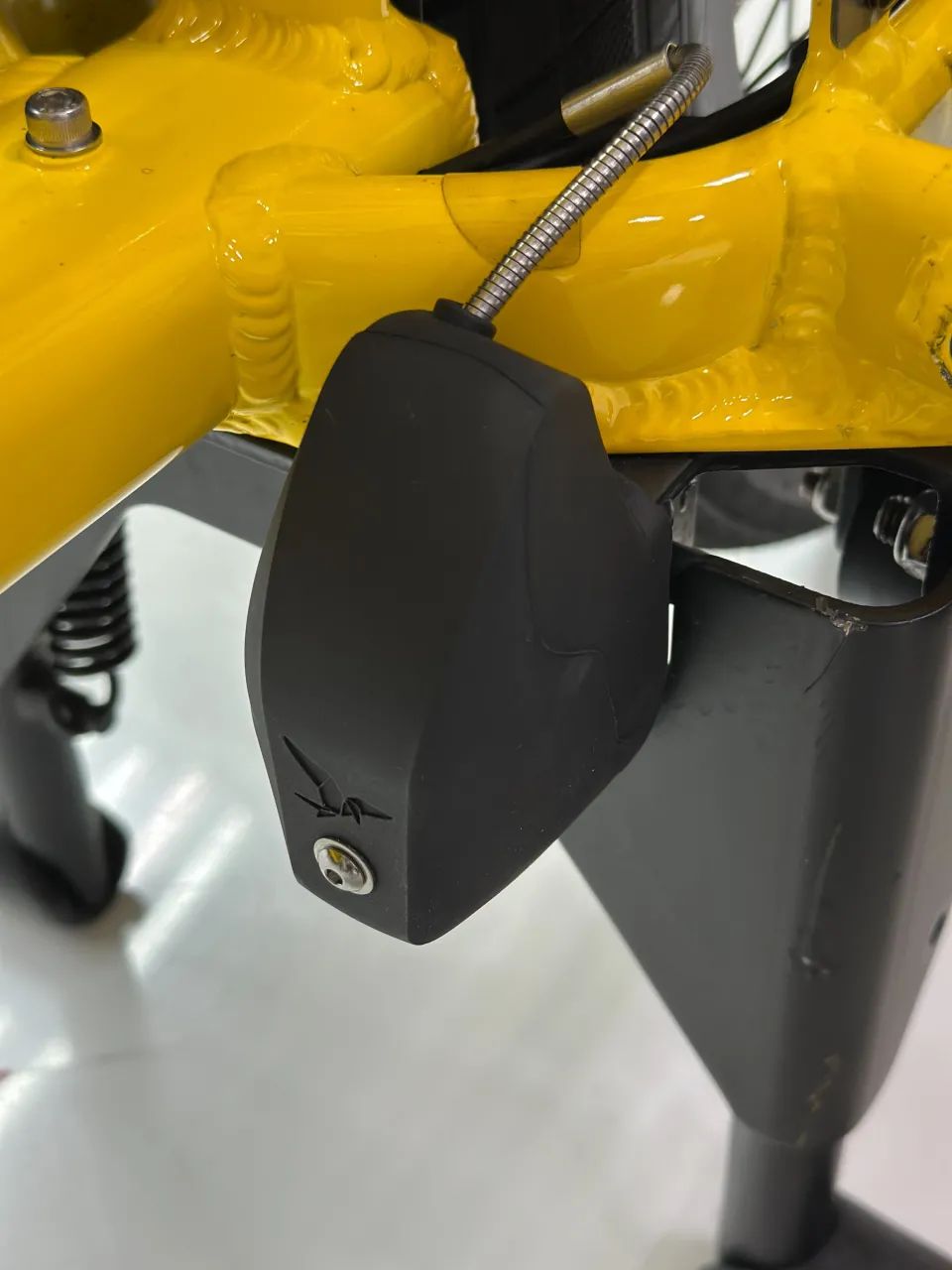 GSD Gen 2 Lockstand Protector covering the GSD's kickstand latch