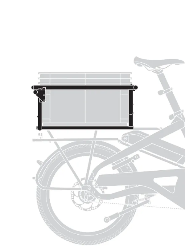 clubhouse mini gen 2 passenger rails setup for tern cargo bikes