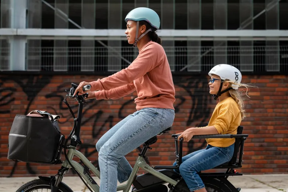 HSD ebike equipped with Clubhouse Mini passenger bars