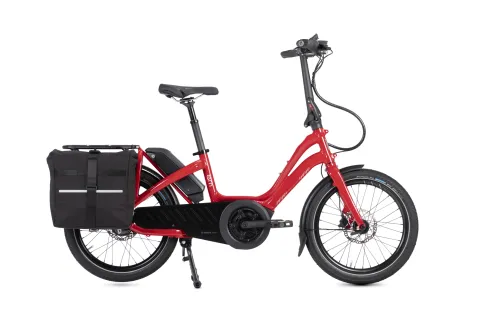 A Tern Cargo Hold 28 Pannier in pannier mode installed on NBD